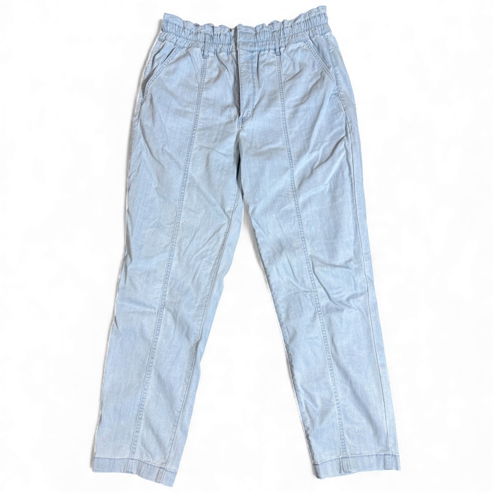 White House Black‎ Market Tapered Ankle Pants Womens 32 Blue High Rise Outdoor